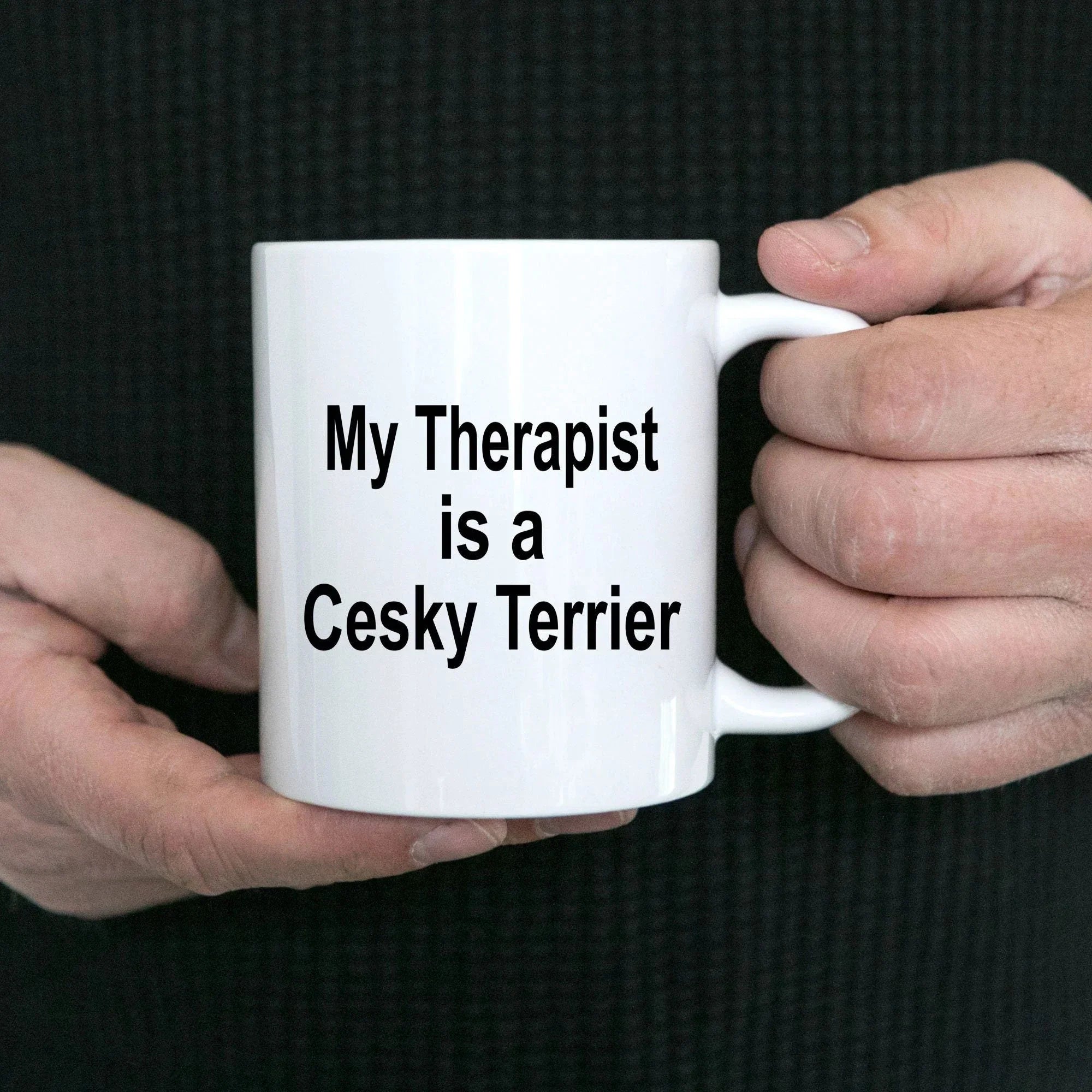Cesky Terrier Dog Therapist Mug
