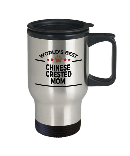 Chinese Crested Dog Mom Travel Tumbler Mug - Mallard Moon Gift Shop