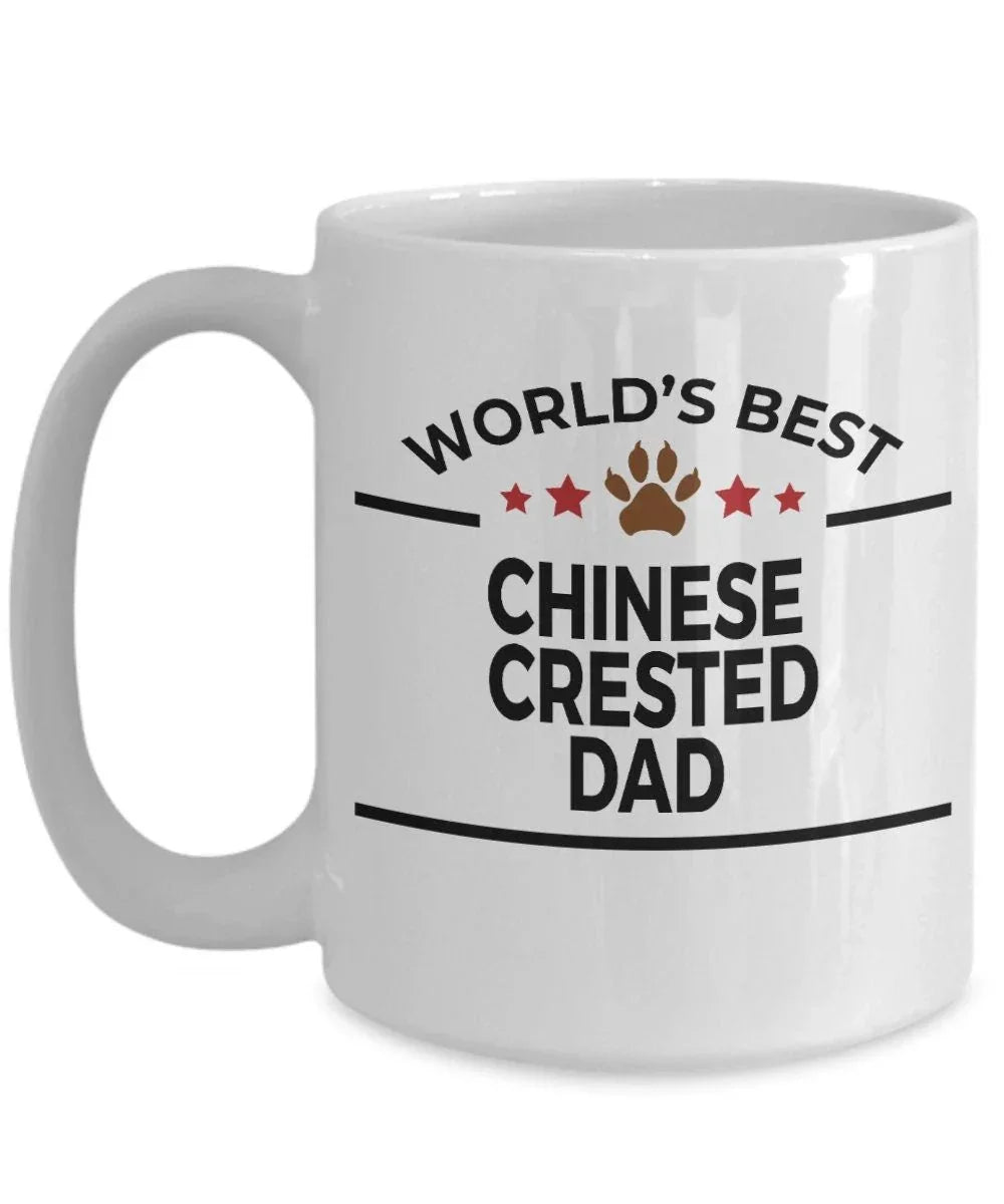 Chinese Crested Dog Dad Mug