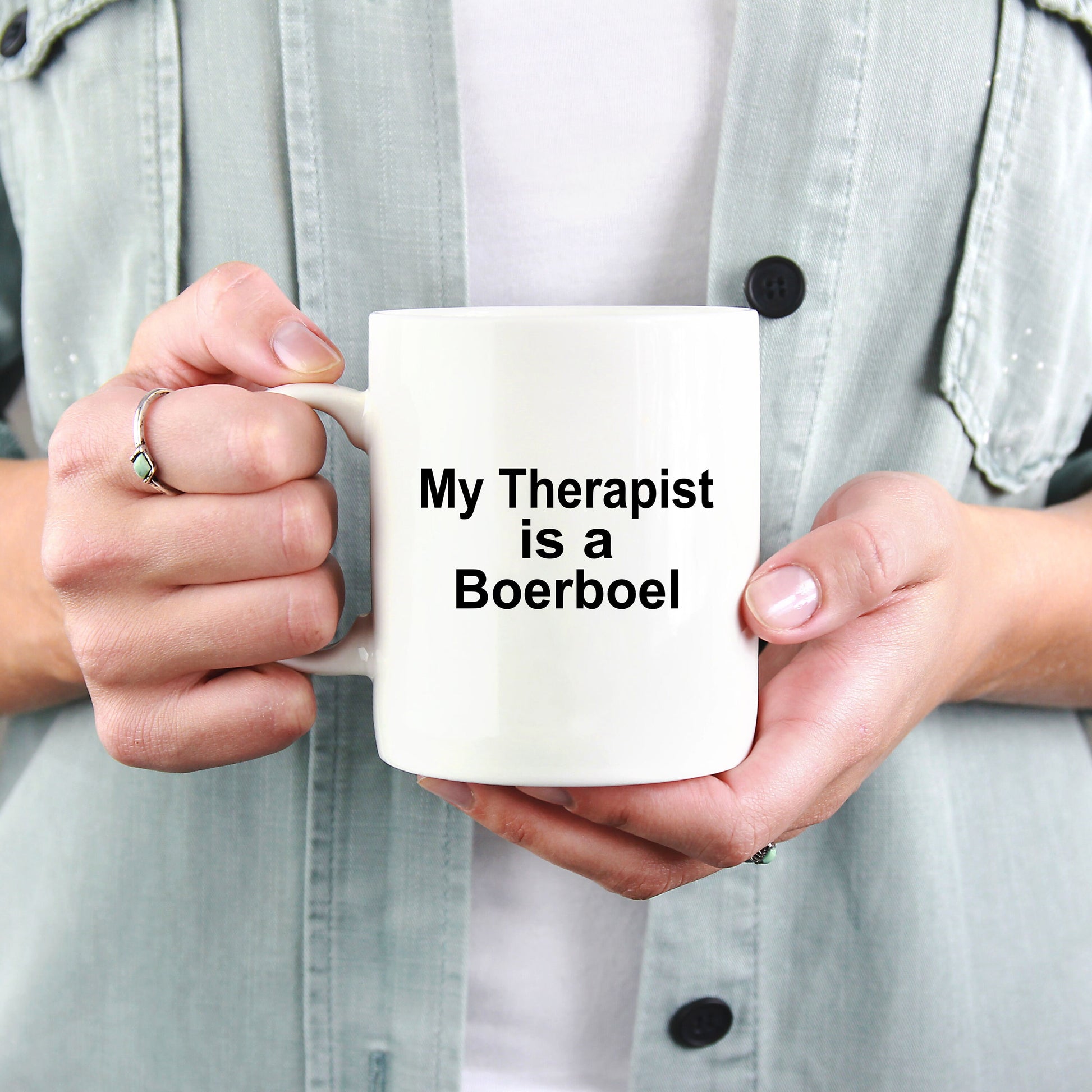 Boerboel Dog Therapist Mug - Mallard Moon Gift Shop