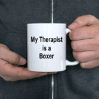 Boxer Dog Therapist Mug