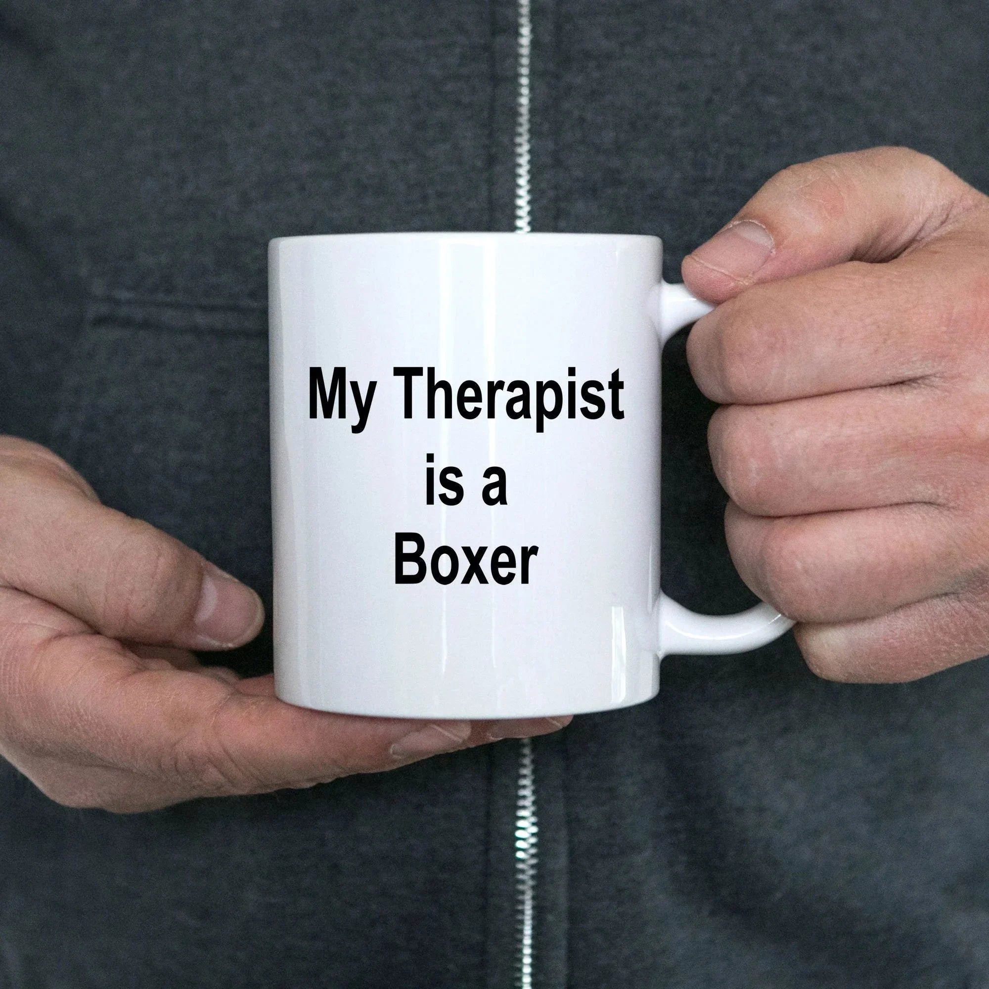 Boxer Dog Therapist Mug