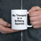 Brittany Spaniel Dog Therapist Mug