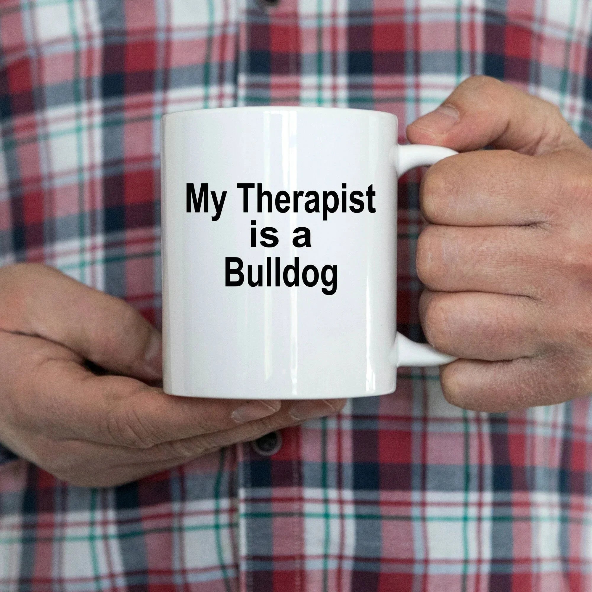 Bulldog Dog Therapist Mug
