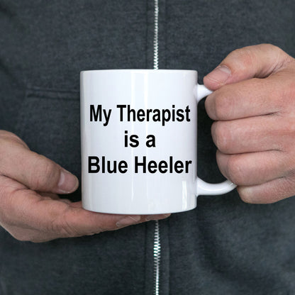 Blue Heeler Dog Therapist Coffee Mug - Mallard Moon Gift Shop