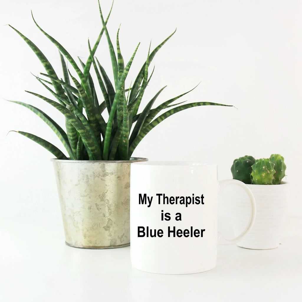 Blue Heeler Dog Therapist Coffee Mug