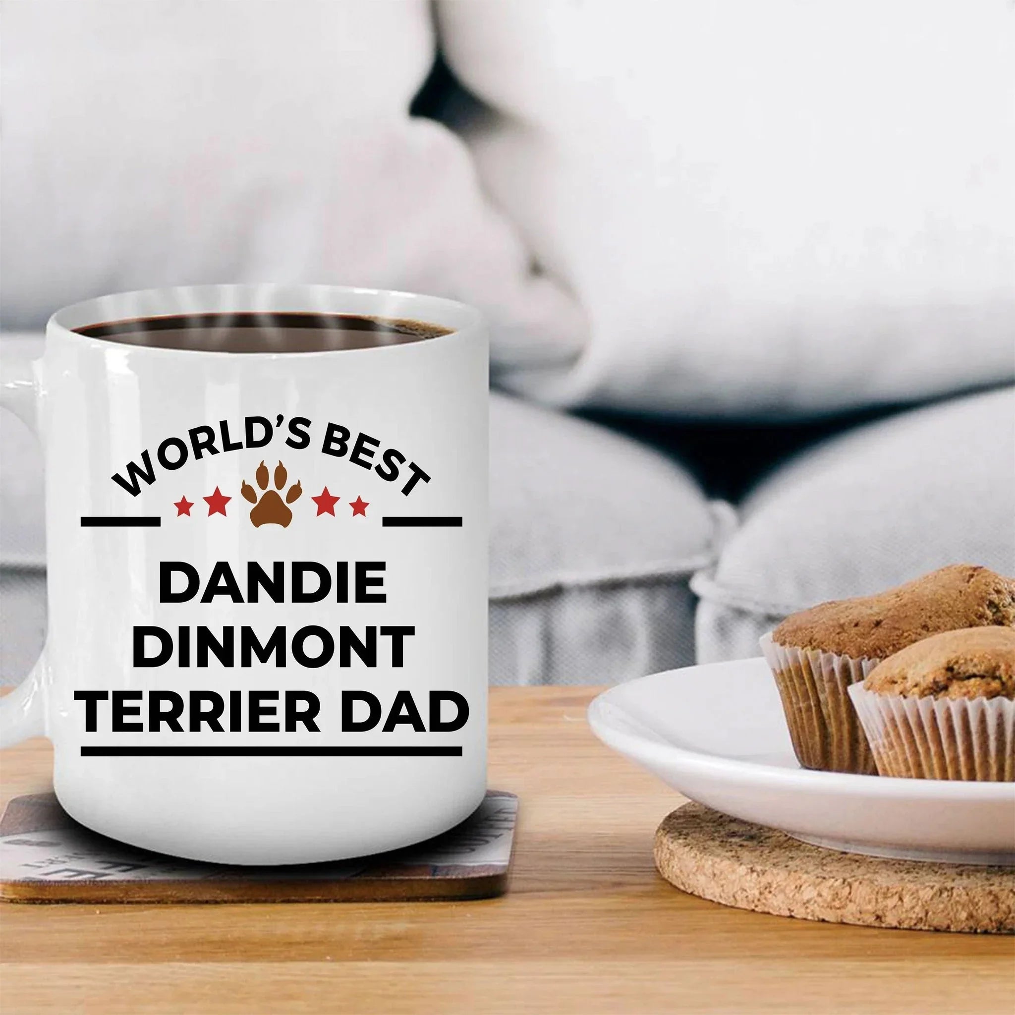 Dandie Dinmont Terrier Dog Dad Mug