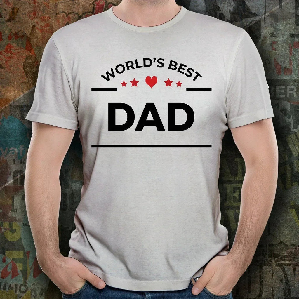 Father's Day Birthday Gift World's Best Dad Unisex Tee Shirt