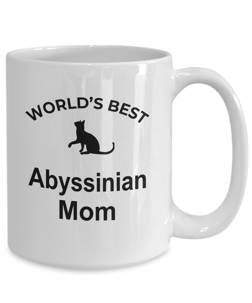 Abyssinian Cat Mom Coffee Mug