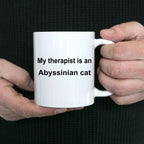 Abyssinian Cat Therapist Coffee Mug