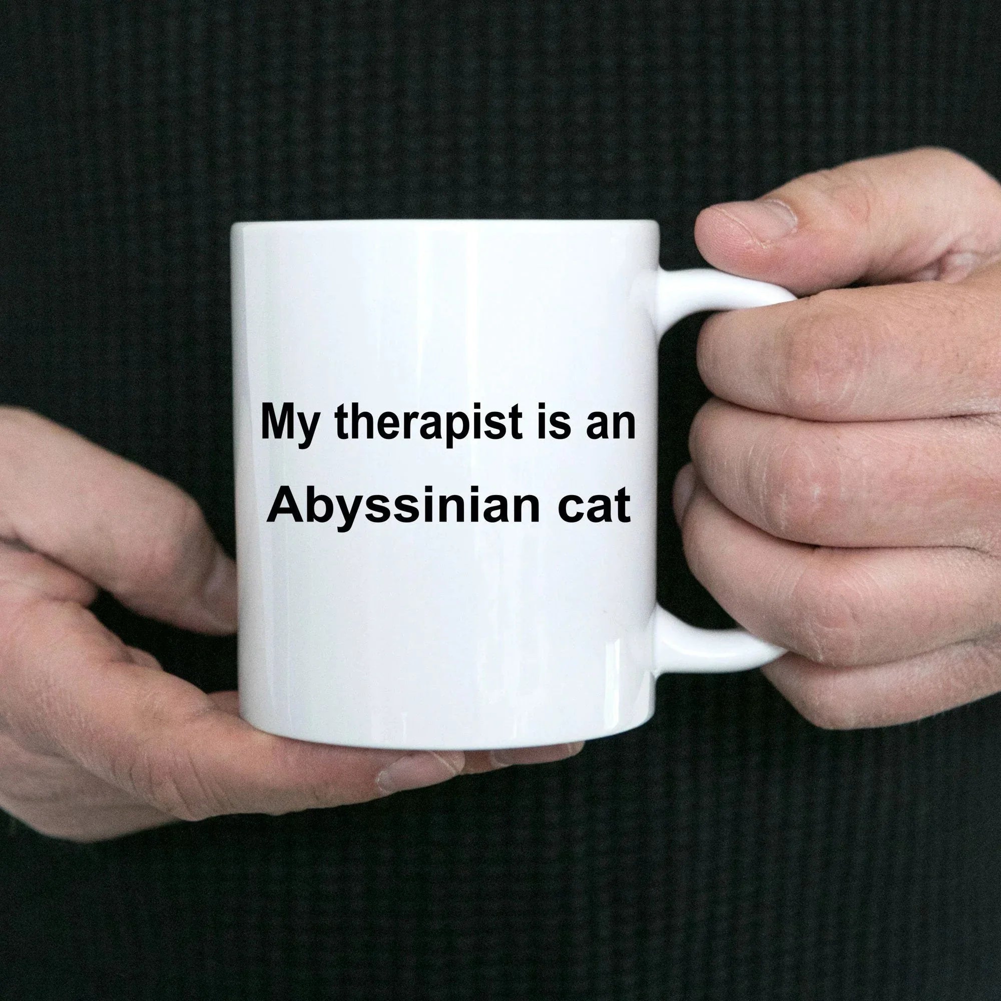 Abyssinian Cat Therapist Coffee Mug
