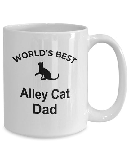 Alley Cat Dad Coffee Mug - Mallard Moon Gift Shop