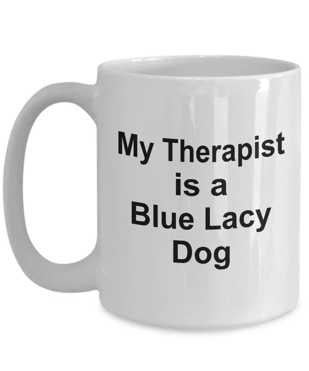 Blue Lacy Dog Therapist Mug
