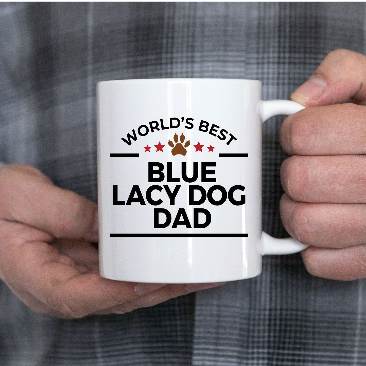 Blue Lacy Dog Dad Coffee Mug - Mallard Moon Gift Shop
