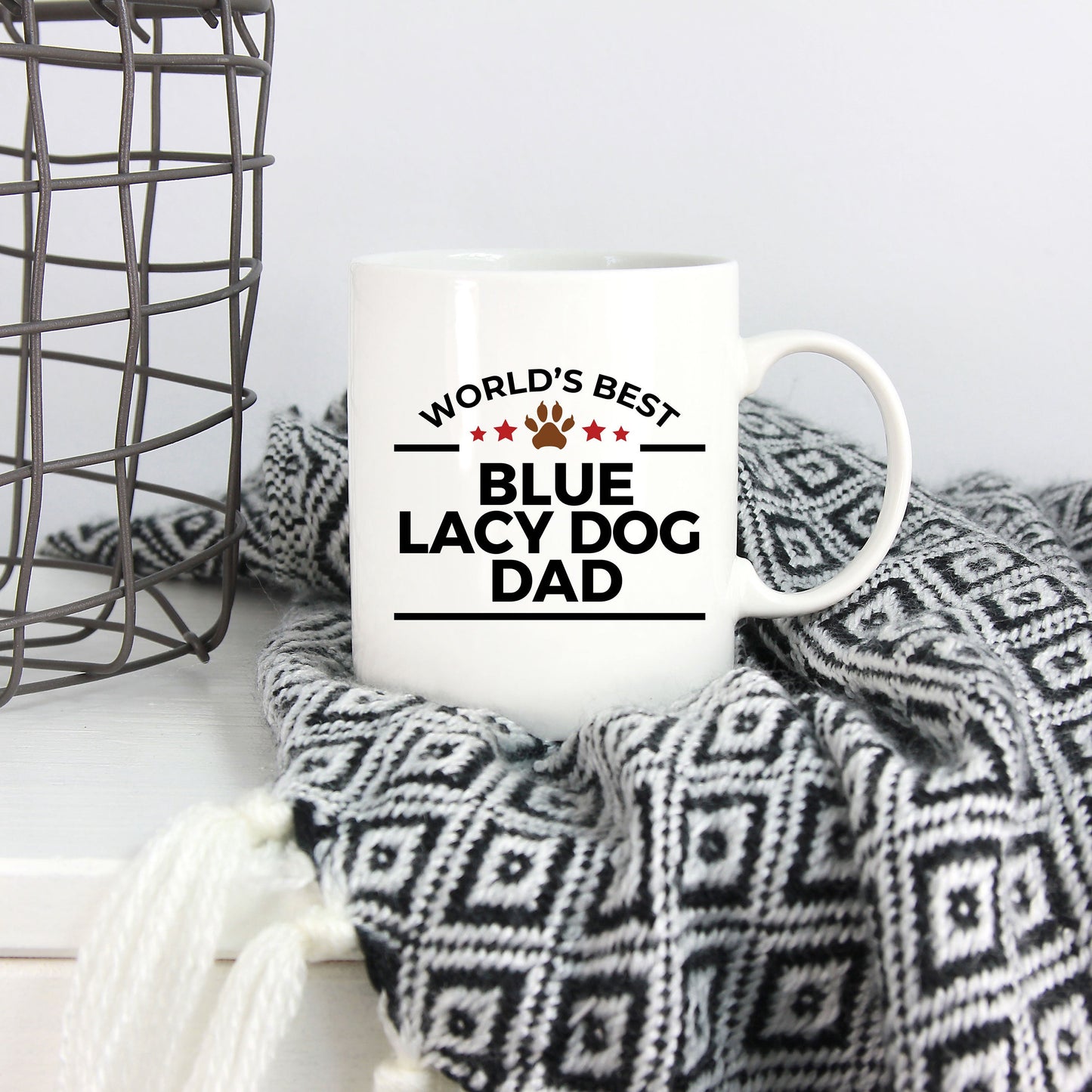 Blue Lacy Dog Dad Coffee Mug - Mallard Moon Gift Shop