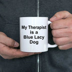 Blue Lacy Dog Therapist Mug