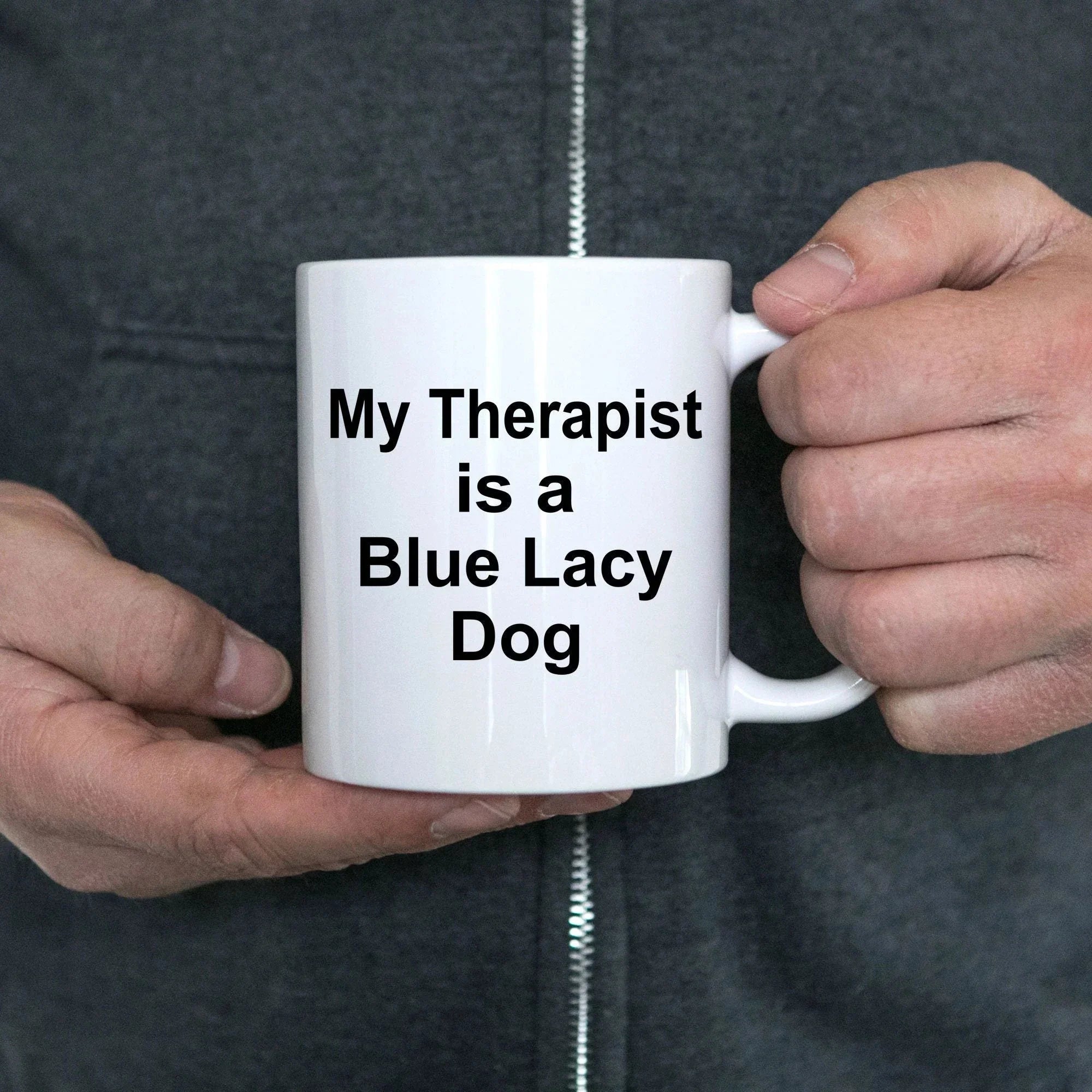 Blue Lacy Dog Therapist Mug