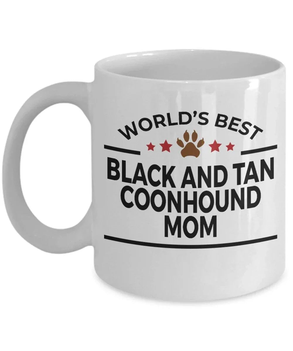 Black and Tan Coonhound Dog Mom Mug