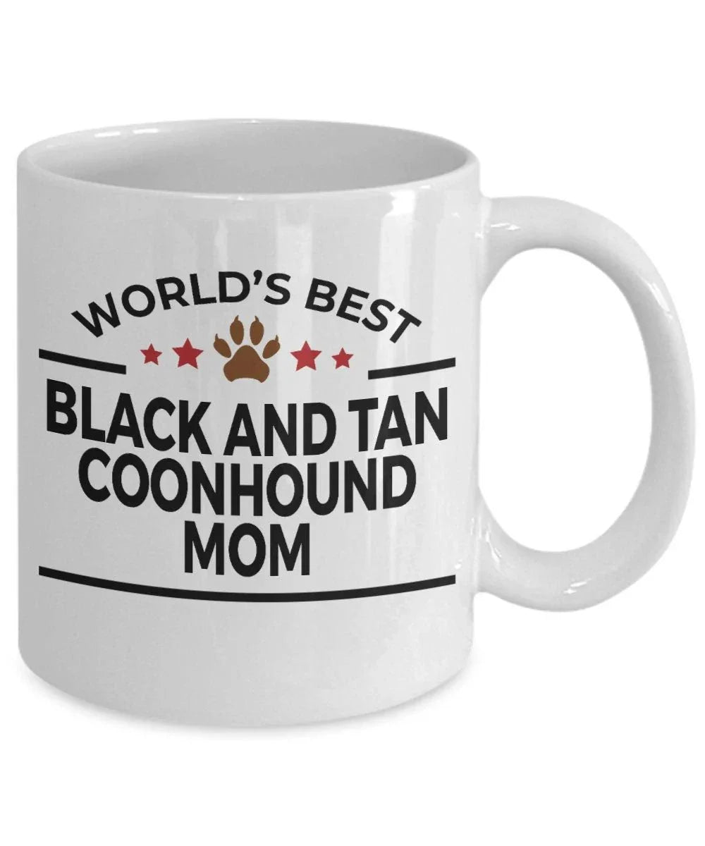 Black and Tan Coonhound Dog Mom Mug