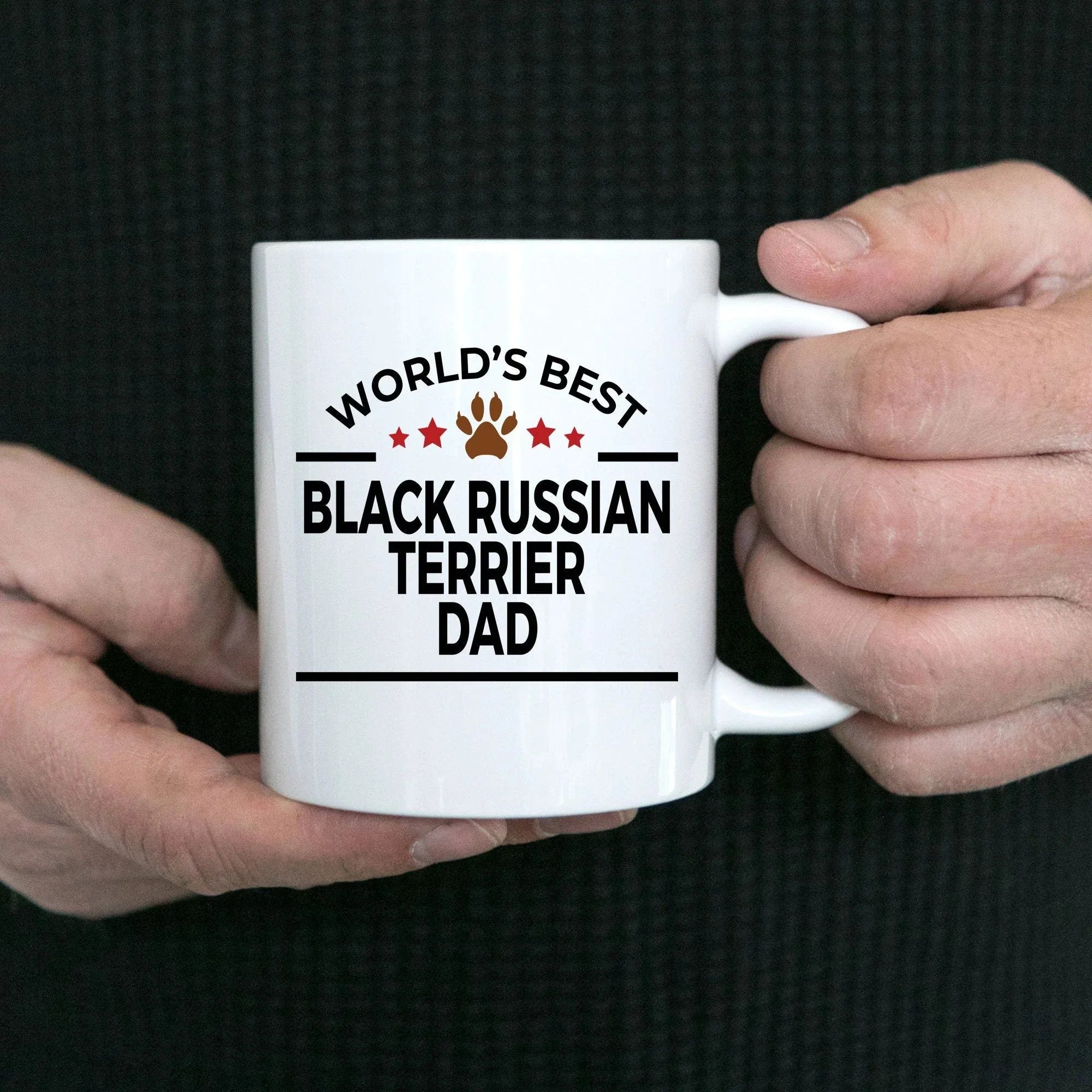 Black Russian Terrier Dog Dad Mug