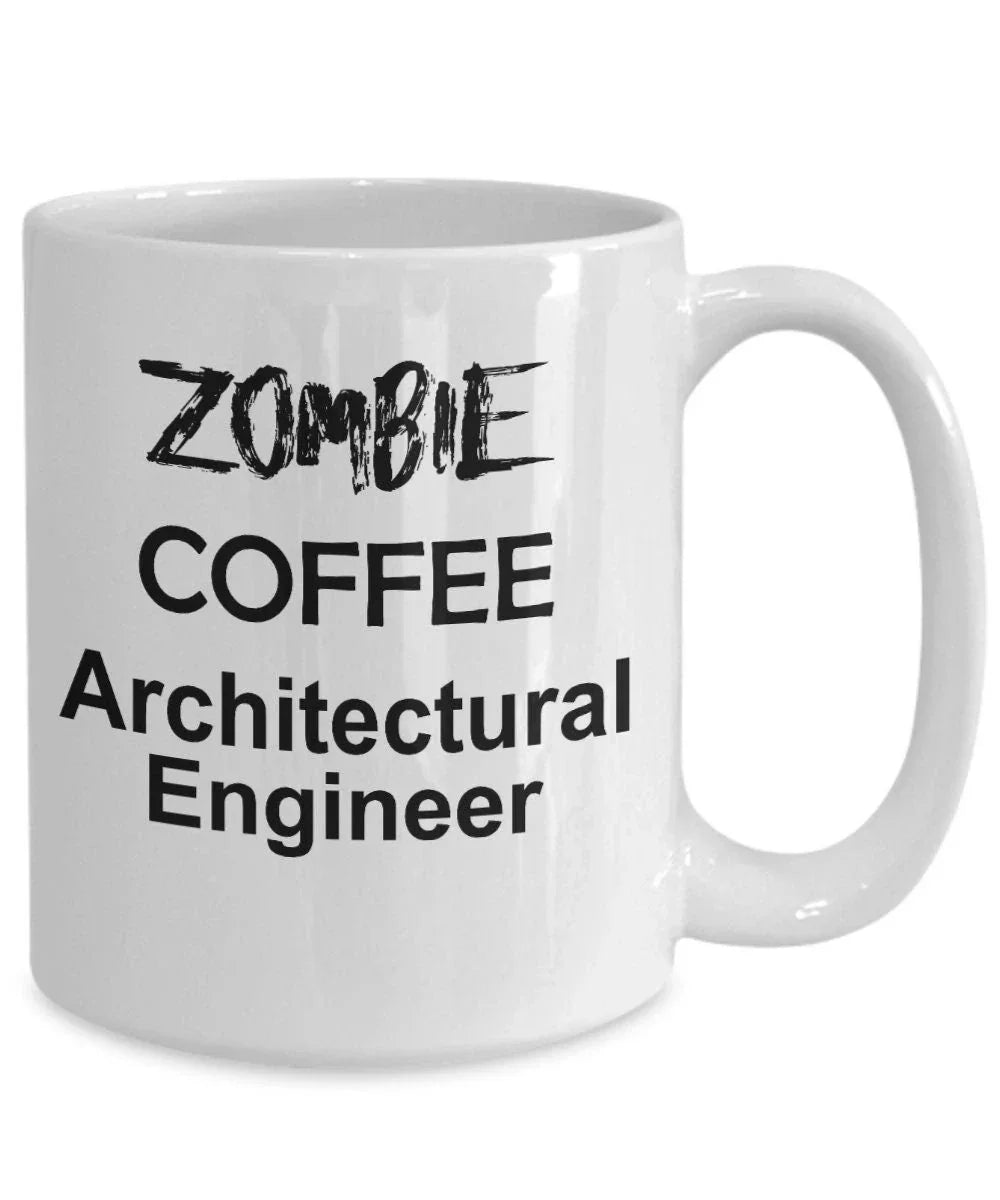Architectural Engineer Zombie Mug