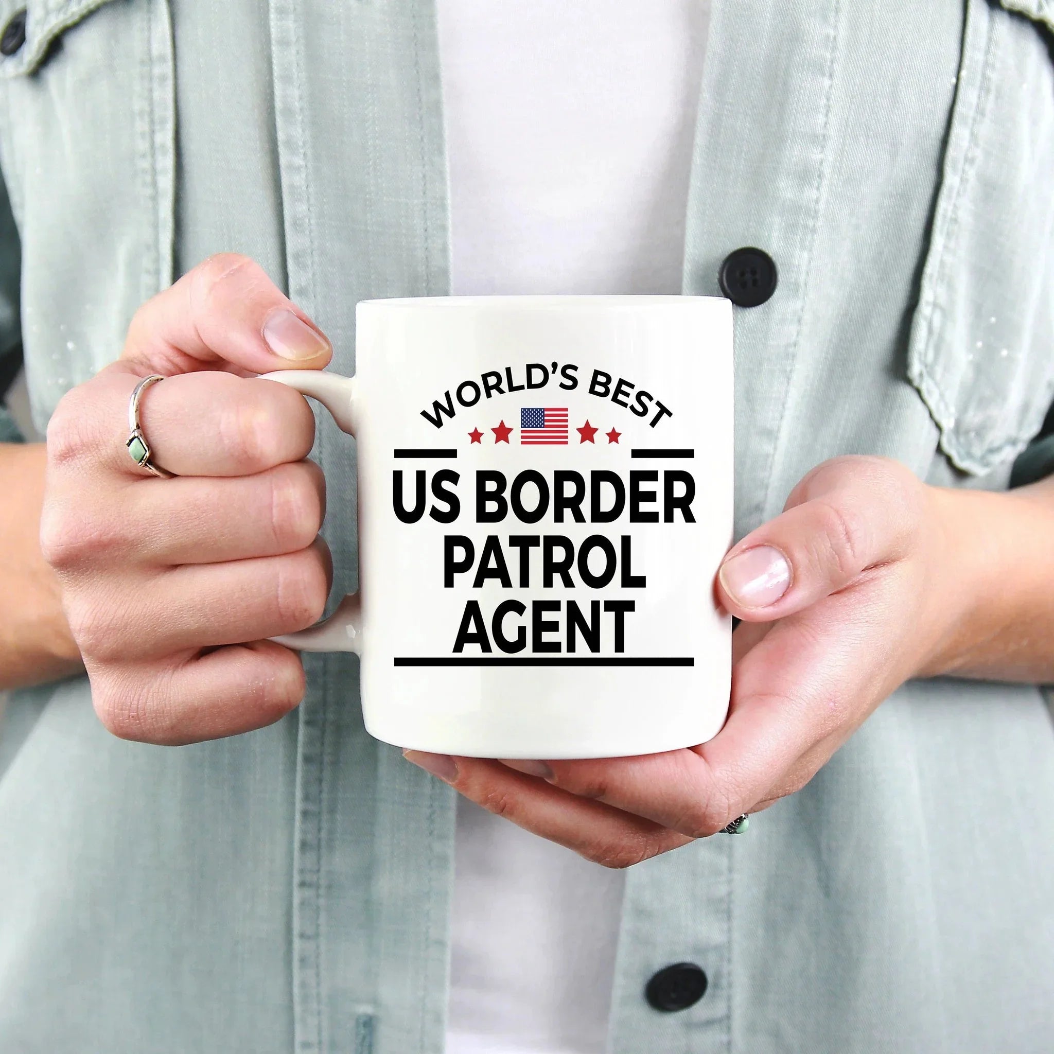 US Border Patrol Agent Custom Coffee Mug