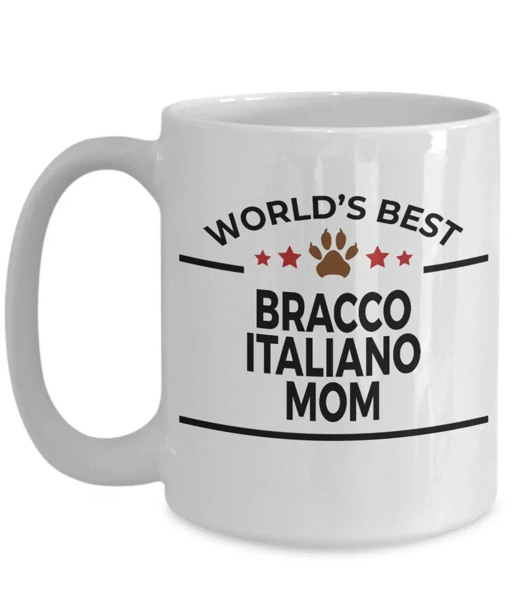Bracco Italiano World's Best Dog Mom Custom Ceramic Mug