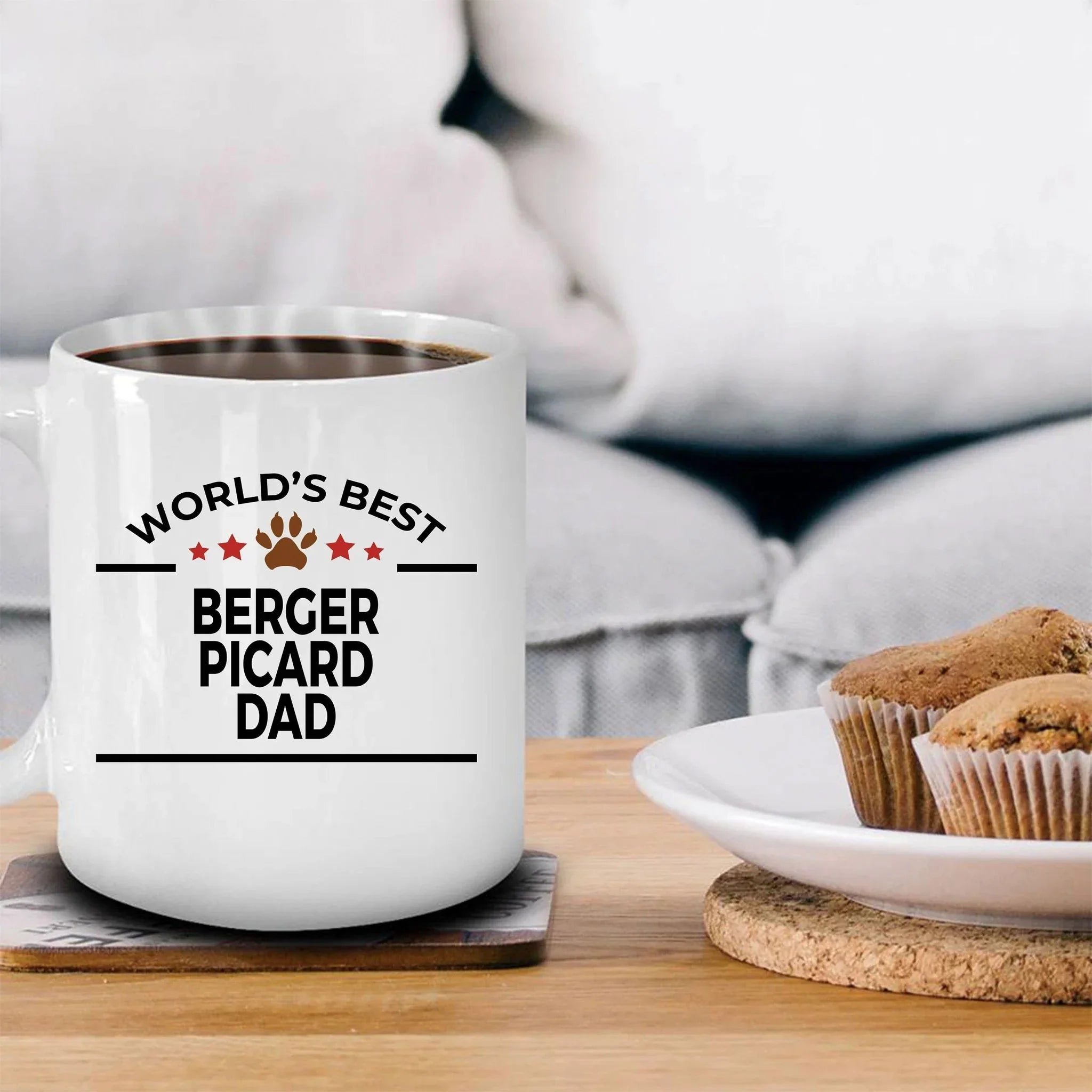 Berger Picard Dog Dad Mug