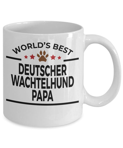 Deutscher Wachtelhund Dog Papa Coffee Mug - Mallard Moon Gift Shop