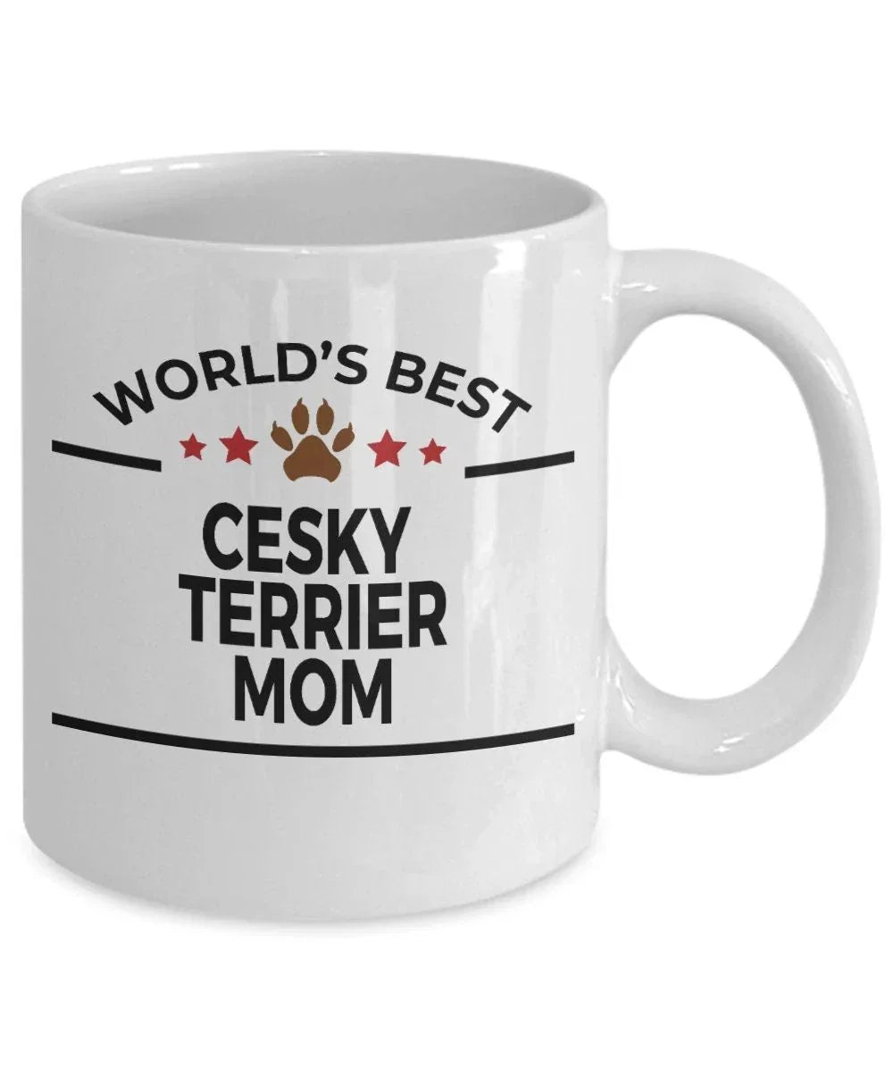 Cesky Terrier Dog Mom Mug