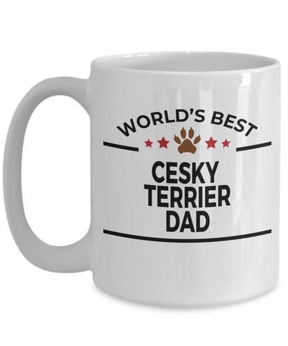 Cesky Terrier Dog Dad Mug - Mallard Moon Gift Shop