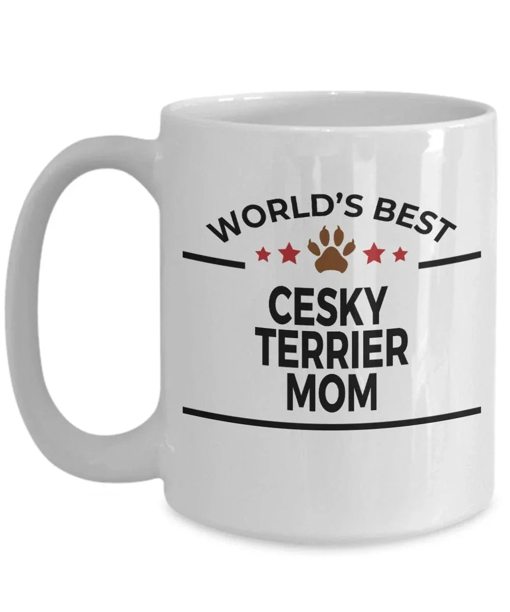 Cesky Terrier Dog Mom Mug