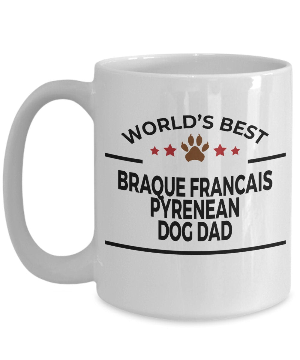 Braque Francais Pyrenean Dog Dad Coffee Mug - Mallard Moon Gift Shop