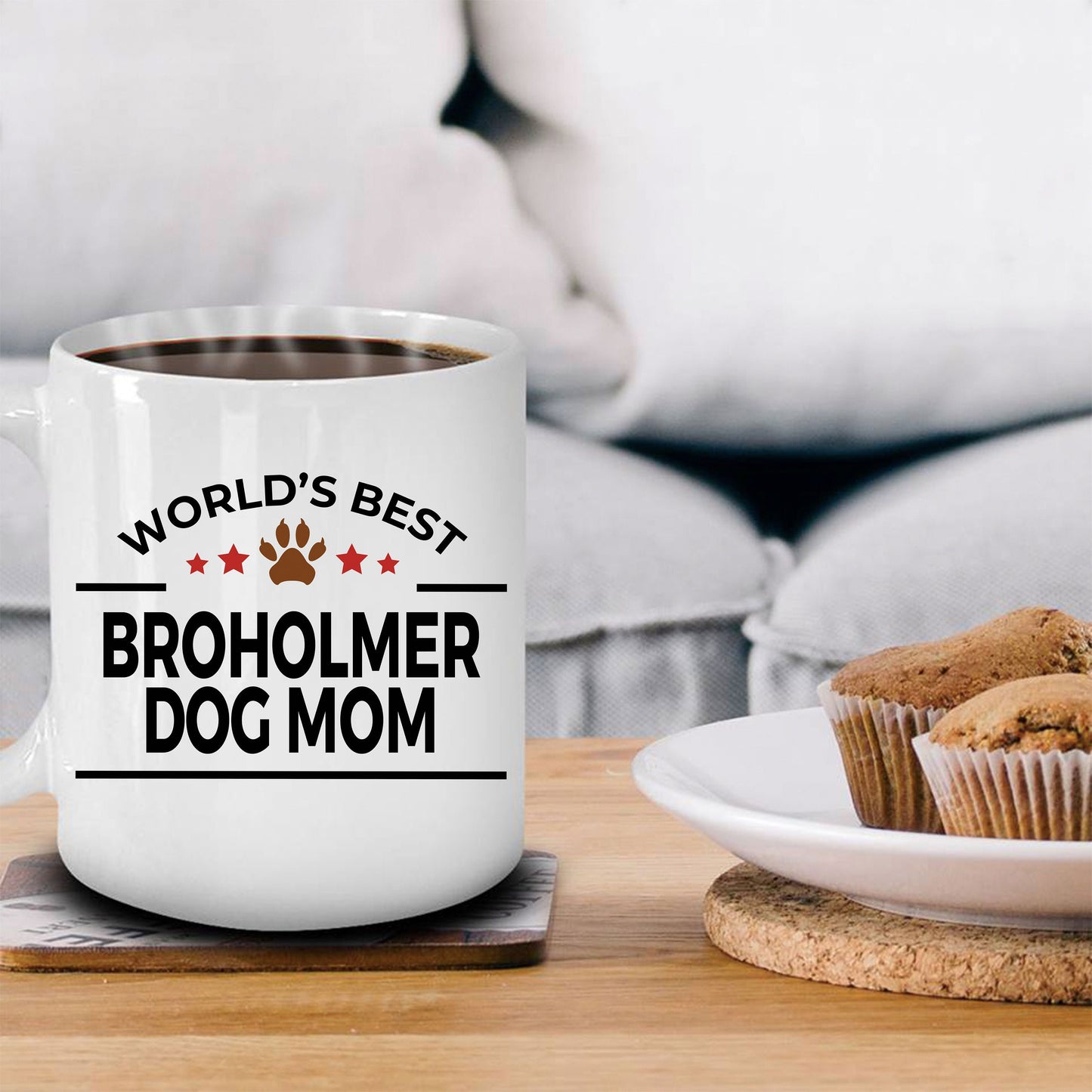 Broholmer Dog Mom Coffee Mug - Mallard Moon Gift Shop