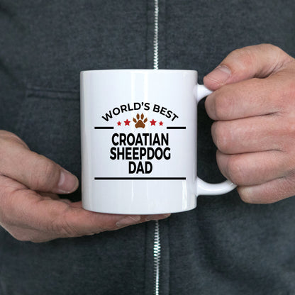 Croatian Sheepdog Dog Dad Mug - Mallard Moon Gift Shop