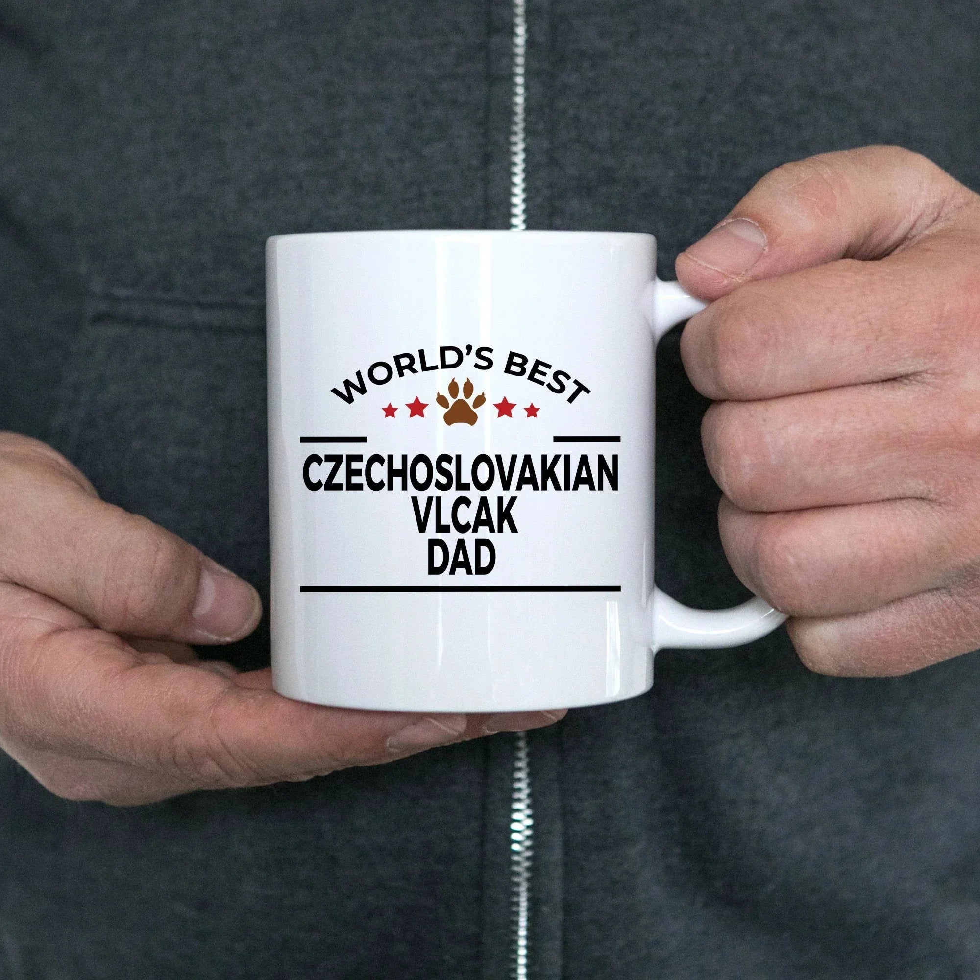 Czechoslovakian Vlcak Dog Dad Mug