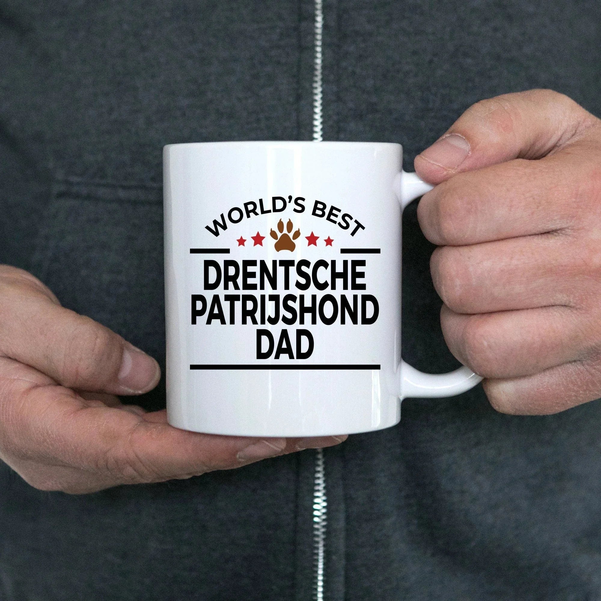 Drentsche Patrijshond Dog Dad Coffee Mug