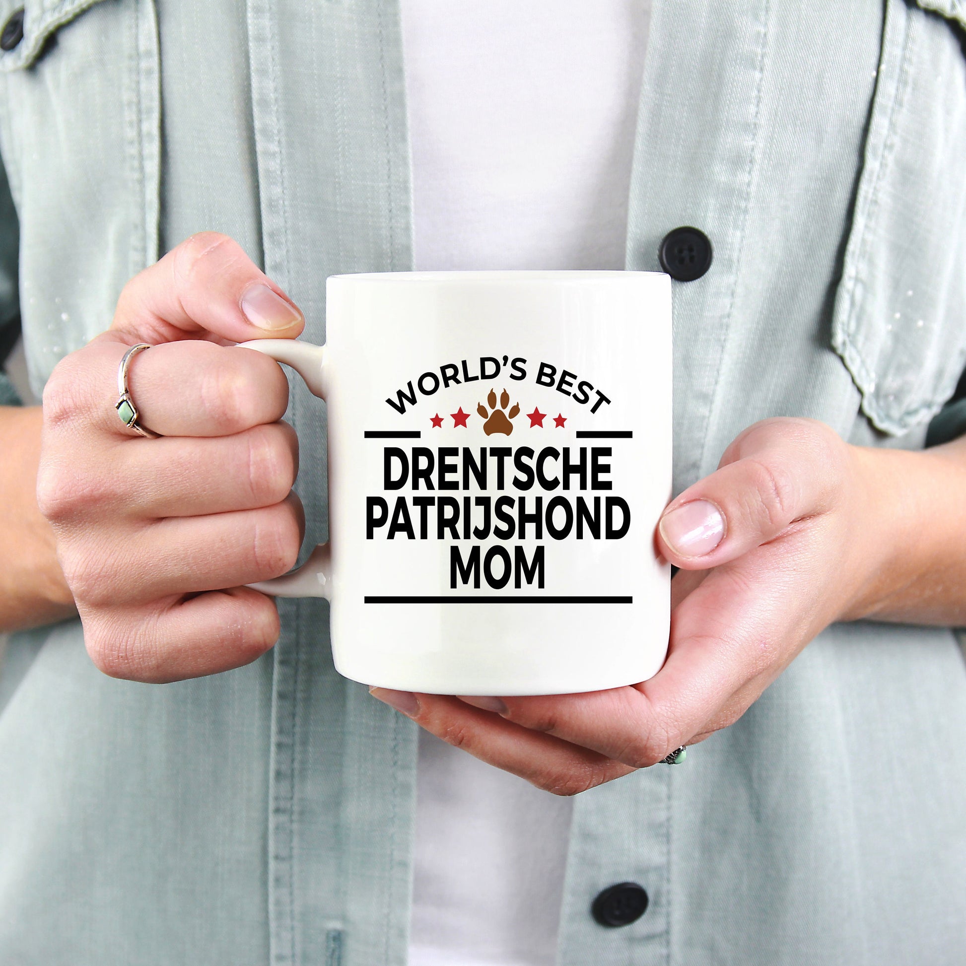 Drentsche Patrijshond Dog Mom Mug - Mallard Moon Gift Shop