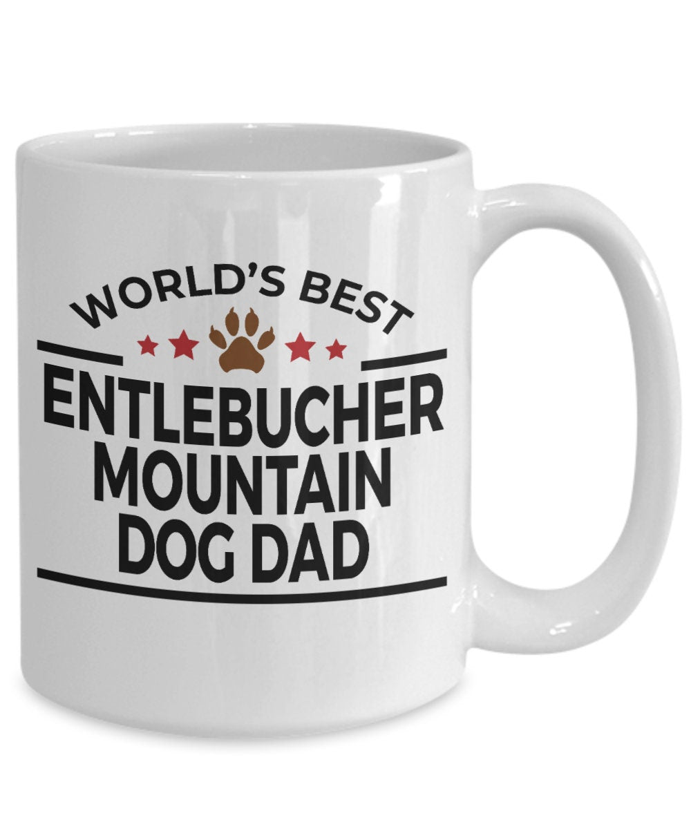 Entlebucher Mountain Dog Dad Coffee Mug - Mallard Moon Gift Shop