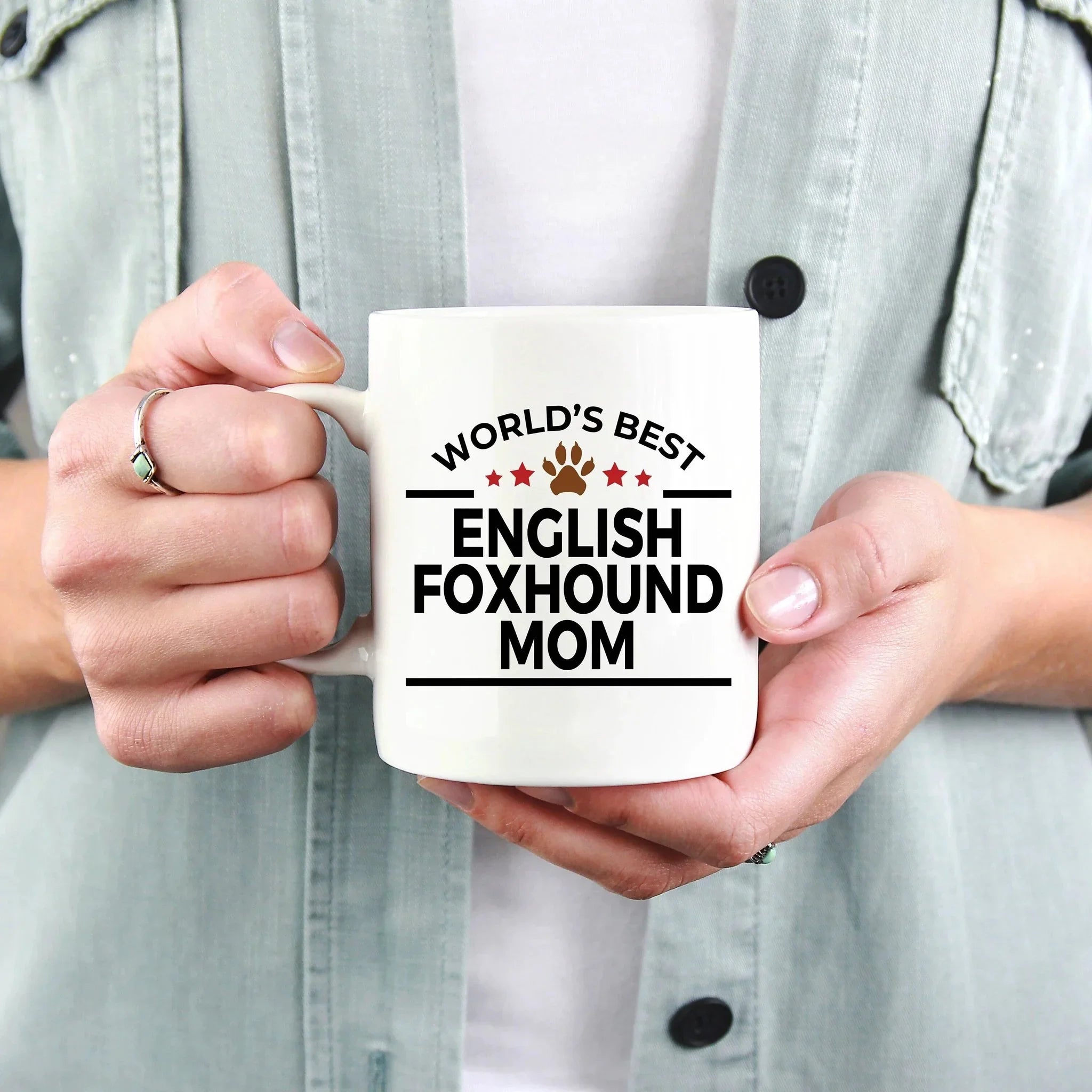 English Foxhound Dog Mom Coffee Mug