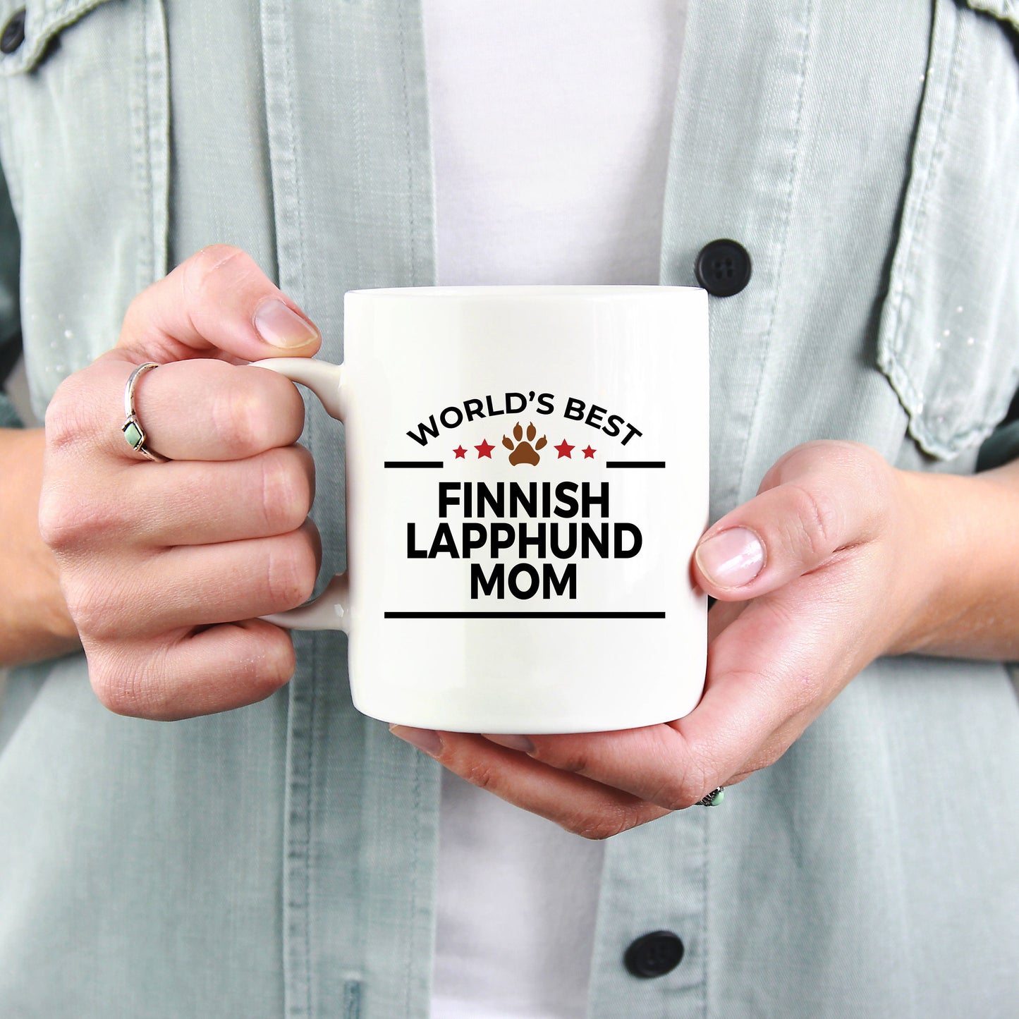 Finnish Lapphund Dog Mom Coffee Mug