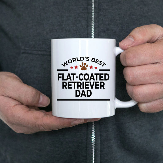 Flat-Coated Retriever Dog Dad Coffee Mug - Mallard Moon Gift Shop