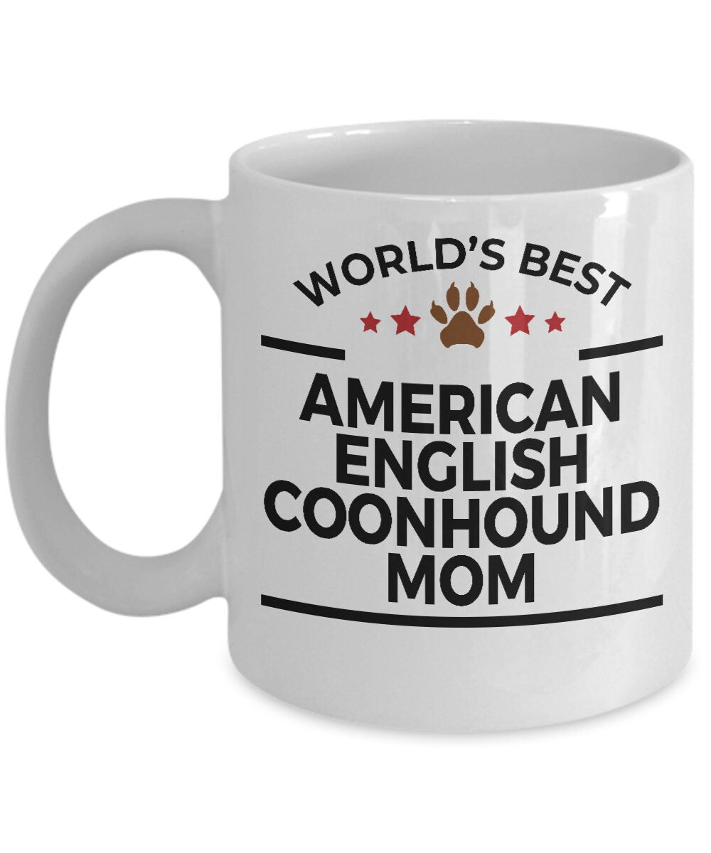 American English Coonhound Dog Mom Mug - Mallard Moon Gift Shop