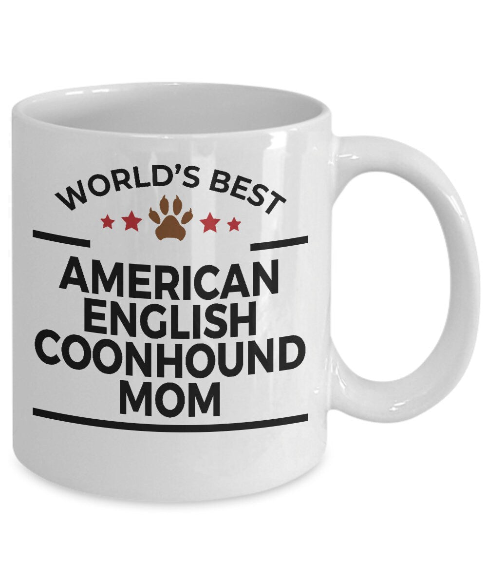 American English Coonhound Dog Mom Mug - Mallard Moon Gift Shop