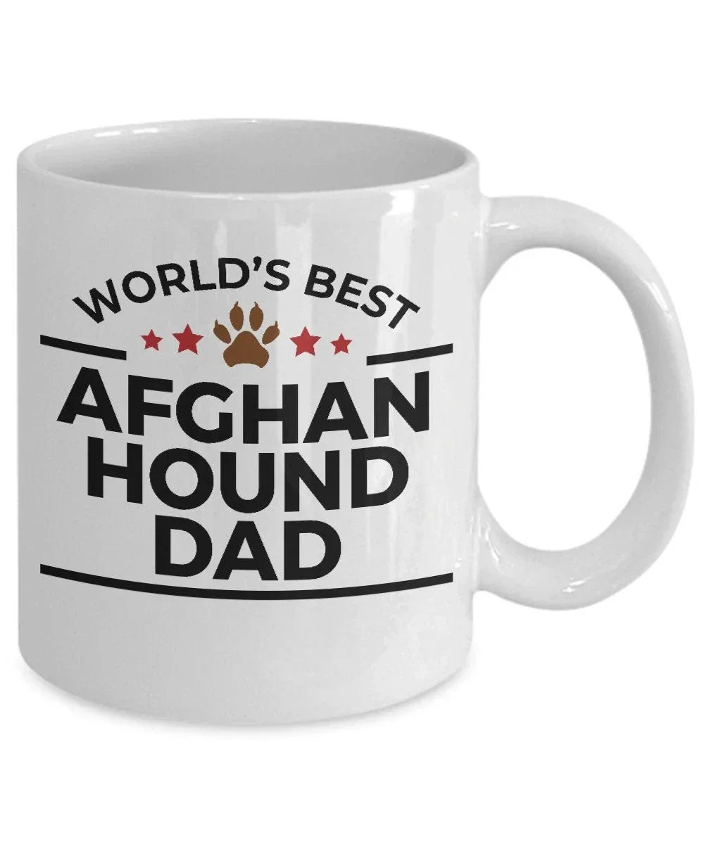 Afghan Hound Dog Dad Mug