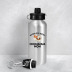 Chihuahua Long Haired Dog Mom Aluminum BPA-free Water Bottle