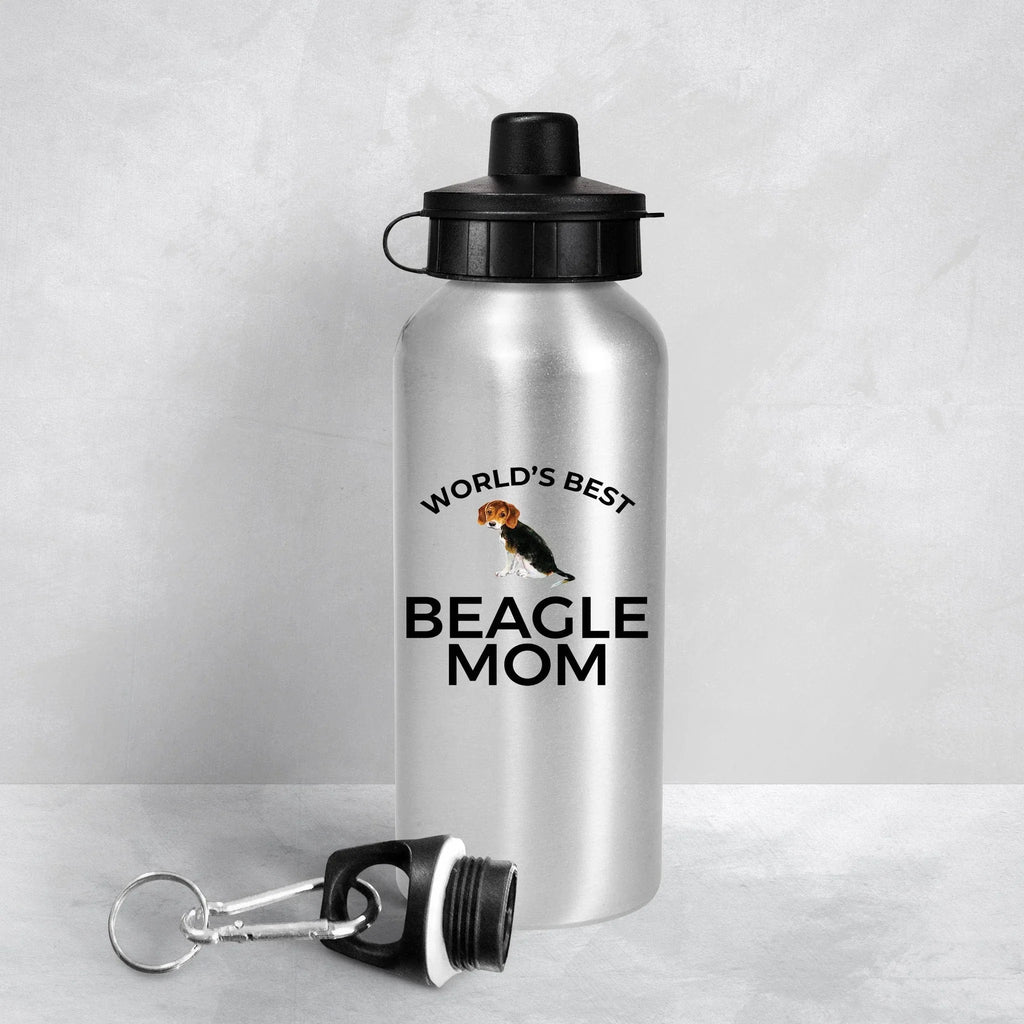 Beagle Dog Mom Water Bottle