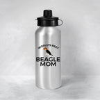 Beagle Dog Mom Water Bottle