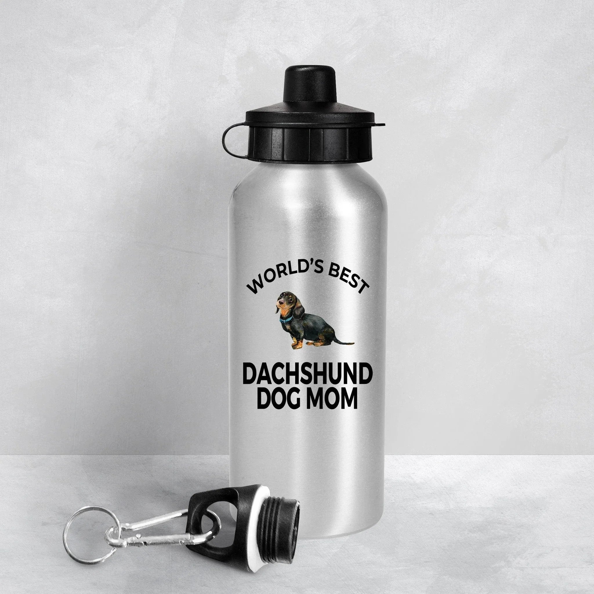 Dachshund Dog Mom Aluminum BPA-free Water Bottle