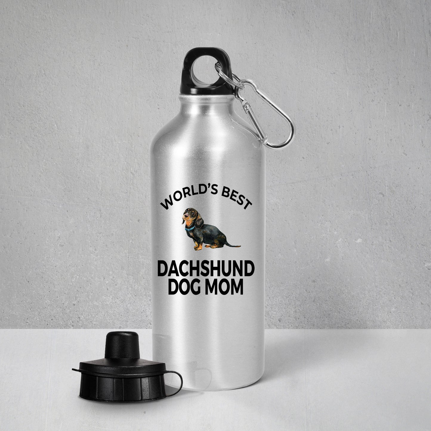 Dachshund Dog Mom Aluminum BPA-free Water Bottle